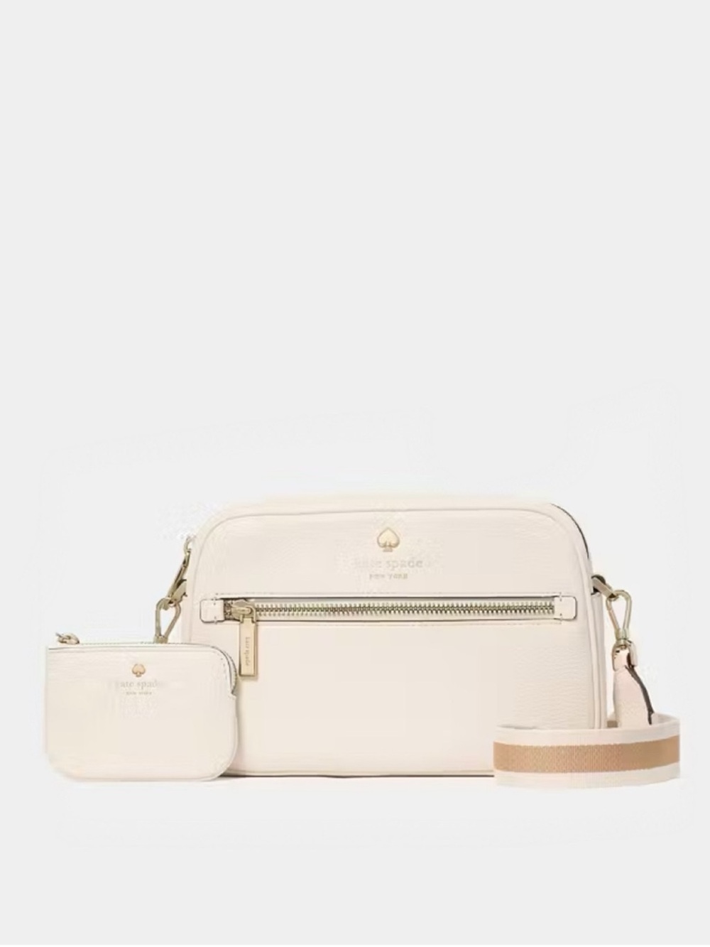 Kate Spade Emma Pebbled Leather Camera Crossbody Bag